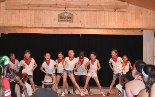 a group of women dancing