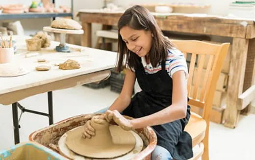 a person making a cake