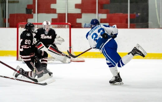 hockey players on ice